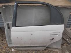 Дверь левая задняя в сборе белая Toyota Carina ST190 (б/у)
