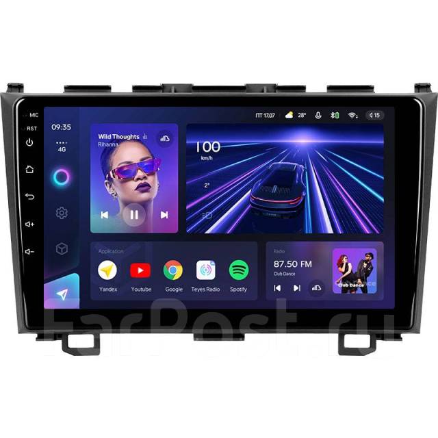 Магнитола на андроиде Honda CR-V 2007 - 2012 Teyes СС3 - Магнитолы в ...