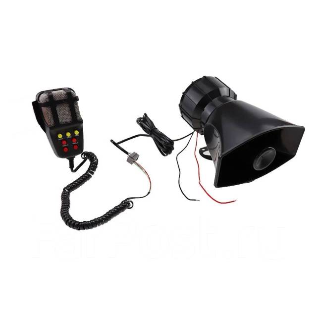 СГУ в машину громкоговоритель12V крякалка, спецсигнал, рупор, гудок ...