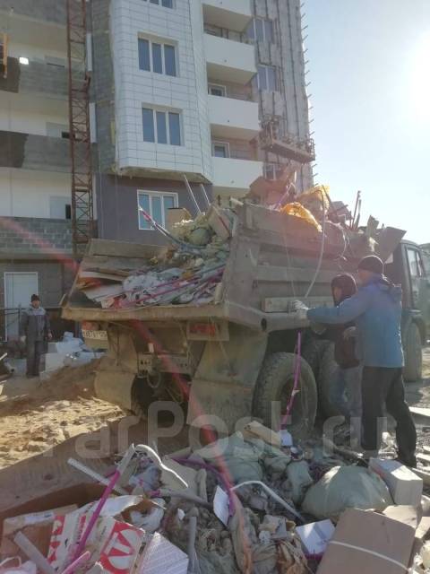 Вывоз мусора, строительного мусора, хлама 400 руб, погрузка 250 во ...