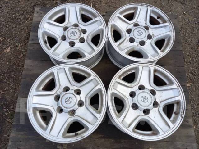 Диски Toyota 16x7JJ, 16", 1 шт, 6x139.7, 4 шт, б/у, в наличии. Цена: 10 ...