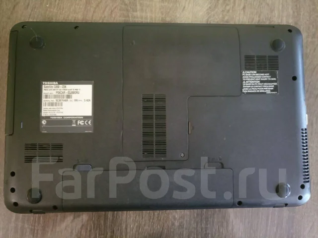 Toshiba Satellite C850. 15.6", 2,1����, ��� 4 ��, ���� 500���, WiFi: 1, Bluetooth: 1, ����������� �� 3��. ����