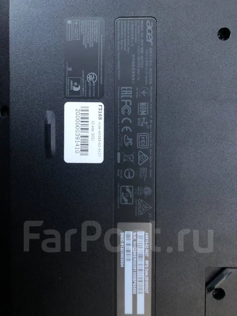 Acer Nitro 5 AN515-52. 15.6", 2,3����, ��� 16 ��, WiFi: 1, Bluetooth: 1. ��� ����� �� ������ ����