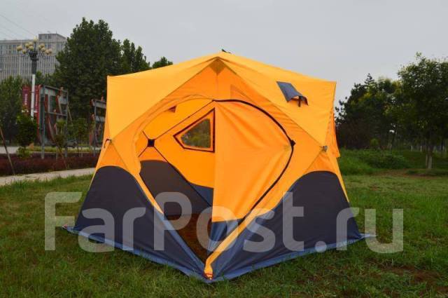 Палатка зимняя утепленная Traveltop.2,4x2,4x2,1м. Доставка в подарок ...