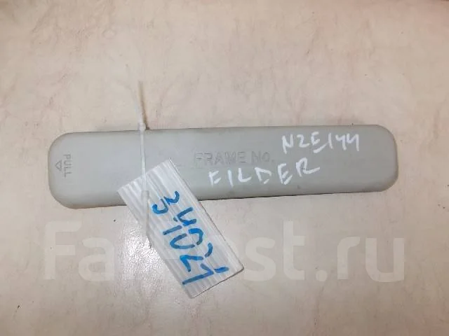 Где находится номер кузова тойота филдер