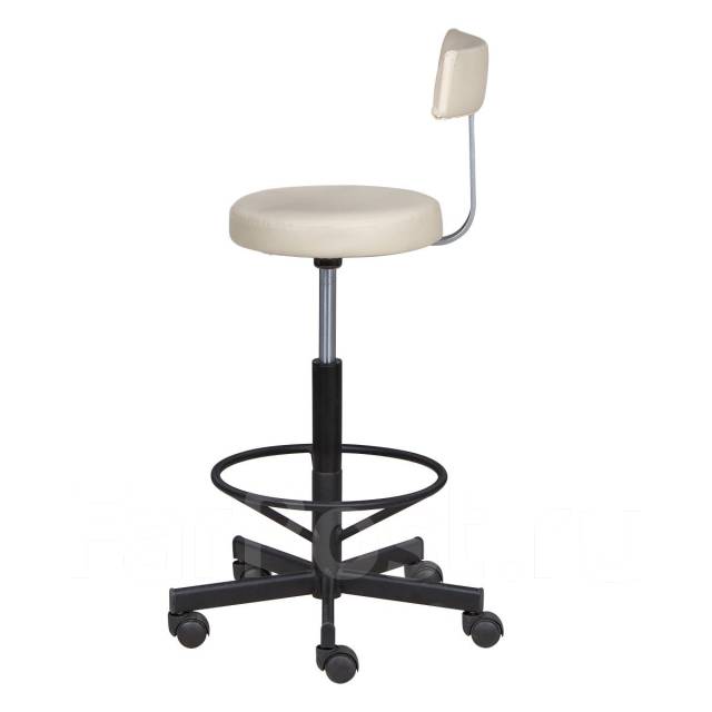 Стул мастера МД-9017 высокий с опорой для ног с регистрашкой ...