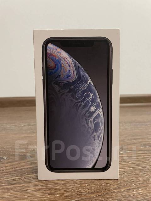 iPhone XR, 64 гб, 6.10", моноблок, черный, 4G LTE, новый, в наличии ...