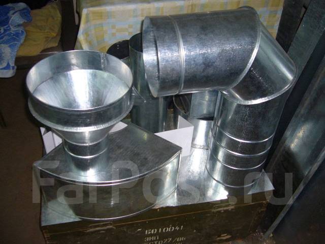 Изготовление систем вентиляции, водосточки, любых изделий из металла ...