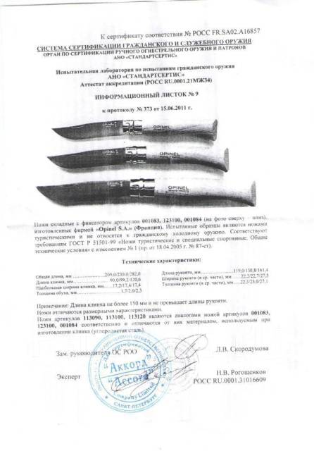Нож Opinel № 9 VRI (inox) Франция, новый, в наличии. Цена: 2 000₽ во ...