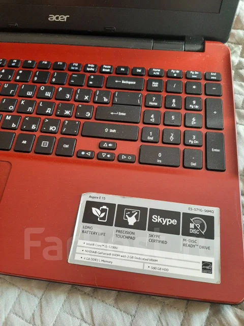 Acer Aspire E15. WiFi: 1, Bluetooth: 1 ����