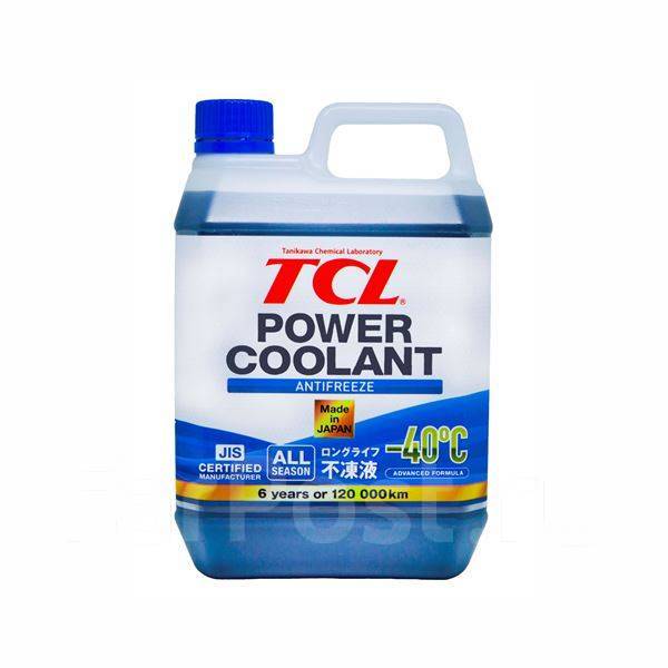 Антифриз TCL Power Coolant -40C синий, длительного действия, 2 л, в ...