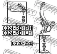 ����� ������� | ����� ���� | Febest 0324RD1RH 0324RD1RH ����