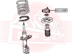 ����� ��������� ������������ Asva 0411-CWF 0411CWF ����