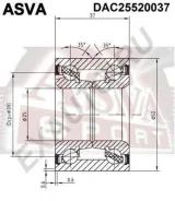 ��������� ��������� Asva DAC25520037 DAC25520037 ����