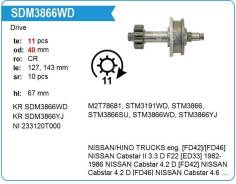 ������� �������� Nissan/HINO Trucks eng. [FD42]/[FD46] Krauf SDM3866WD ����