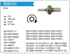 ������� �������� Scania 114 10.6 [DC11] 01.1996-12.2004 Motorherz SDB1317WA ����