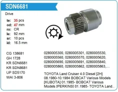 ������� �������� Toyota Land Cruiser (��� ������) Krauf SDN8681 ����