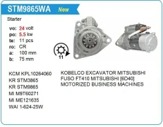 ������� Mitsubishi 6D40 Kobelco Excavator 24V 11T Motorherz STM3865NL ����