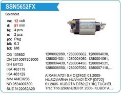 ����������� ���� �������� Aixam A721, Kubota G21, Aixam Crossover 12V KR Krauf SSN5652HE ����