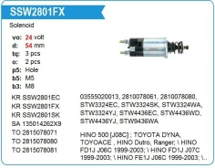 ����������� ���� �������� HINO J08C, Toyota DYNA, Toyoace, KR Krauf SSW2801 ����