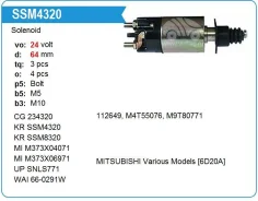 ����������� ���� �������� Mitsubishi 6D20, 24V Cargo 234320 ����