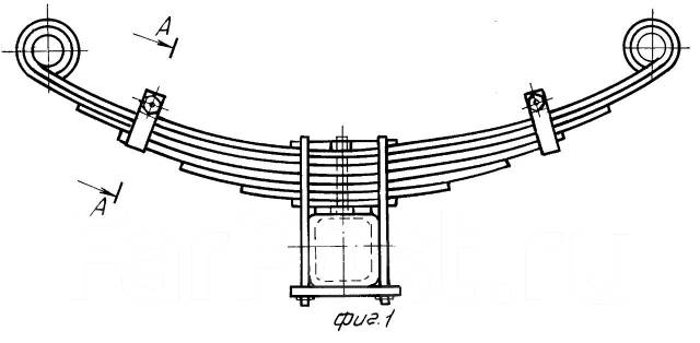 Листовая рессора чертеж