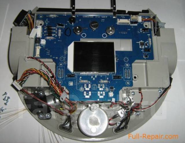 Принципиальная схема робота пылесоса