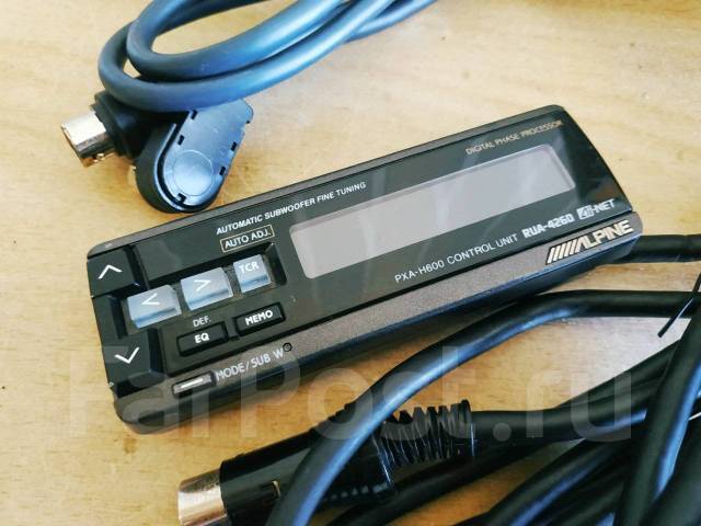 ALPINE PXA-H600 プロセッサー 2台 丸い