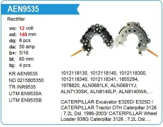 ������� ���� ��������� Caterpillar Excavator E320D/ E325D Krauf AEN9535 ����
