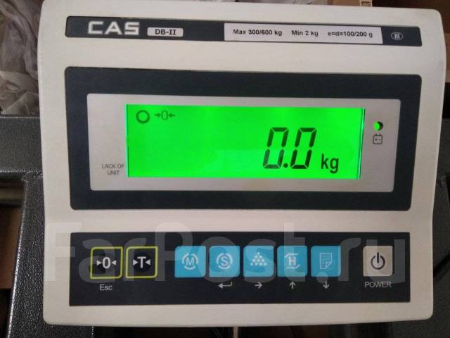  весы CAS DBII-LCD до 600 кг, новый, в наличии. Цена: 33 600 .