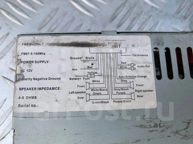 ���������� USB AUX SD � ����� ����