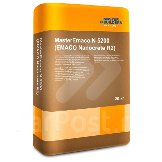 Ремонтная смесь MasterEmaco® N 5200 (Emaco® Nanocrete R2 ...