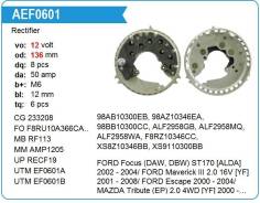 ������� ���� ��������� Mazda Escape 2000 - 2004 Tribute (EP) 2.0 4WD [YF] 2000 - 2003 Transpo FR6013 ����