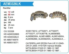 ������� ���� ��������� Mitsubishi FG25, Caterpillar DP25N Fork Lift 3.3 Krauf AEM3326BS ����