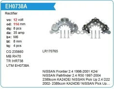 ������� ���� ��������� Nissan Frontier 2.4 1998-2001 K24 UTM EH0738A ����