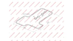 ��������� ��������� ������ NOK /Toyota Bb Cami Duet Passo Rush Yaris 1999- 1.0 16V 1.3 1.3VVTI; K3VE, 3SZ-VE; 11213-97401; 1121397401B ACF020014 NOK 1...