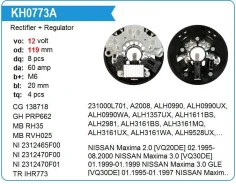 ������� ����+��������� ��������� Nissan Murano 3.5 UTM KH0773A ����