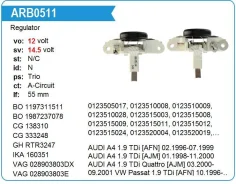 ��������� ���������� AUDI A4 Krauf ARB0511 ����