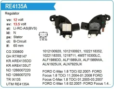 ��������� ���������� FORD C-Max 1.8, Focus 1.6 UTM RE4135A ����