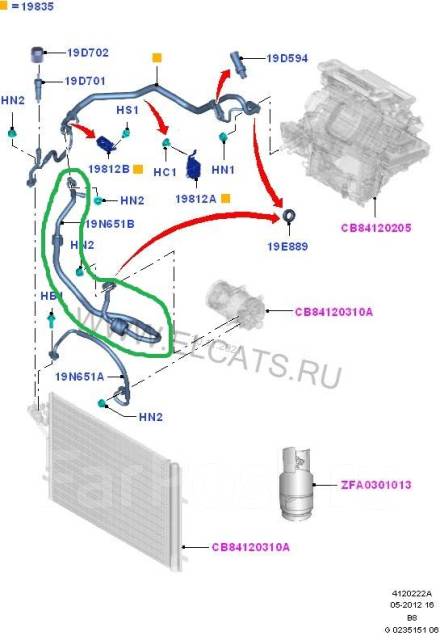 Схема кондиционера форд фокус 3