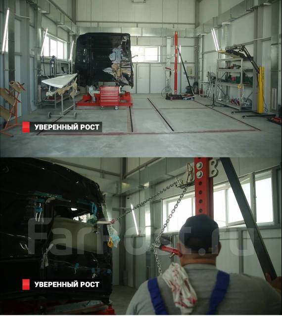 Кузовной ремонт грузовиков, кабин, восстановление геометрии на стапеле ...