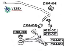 ����� Honda Civic 01- �����. ����. ����. ASVA 0324035 0324035 ����