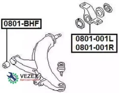 ����������� ������ �������� | ����� ��� | Subaru/ Forester SF 1997-2002 ASVA 0801001L 0801001L ����