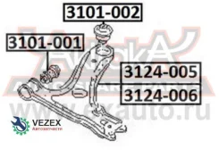 ����� Chery Amulet -12 �����. ���. ASVA 3124006 3124006 ����