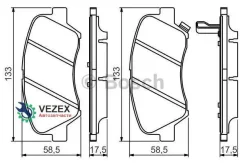 ������� �������� �������� Hyundai Solaris/Accent, Kia Rio all 11 Bosch 0986494563 0986494563 ����