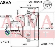 ���� VW Transporter ASVA VW028A48 VW028A48 ����