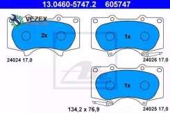 ������� ����. ���. Mitsubishi Pajero IV, 3.2-3.8, 02.07-, Toyota LAND Cruiser, 3.0-4.0, 09.02- ATE 13046057472 13046057472 ����