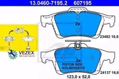 ������� ���. FORD Focus C-MAX/Mazda 3/Volvo S40, V40 ATE^13.0460-7195.2 ATE 13046071952 13046071952 ����