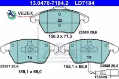 ������� AUDI A3/VW GOLF V ATE^13.0470-7184.2 ATE 13047071842 13047071842 ����