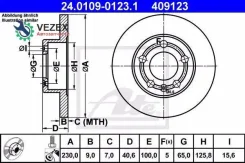 ���� ����. ���. AUDI/VW/Skoda ATE^24.0109-0123.1 ATE 24010901231 24010901231 ����